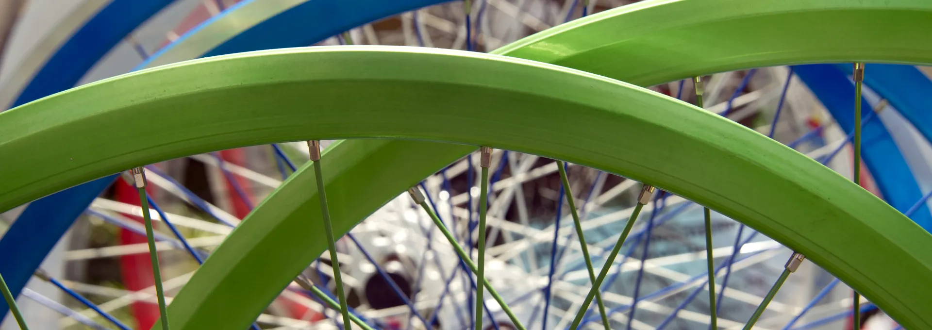 Bike Parts on campus