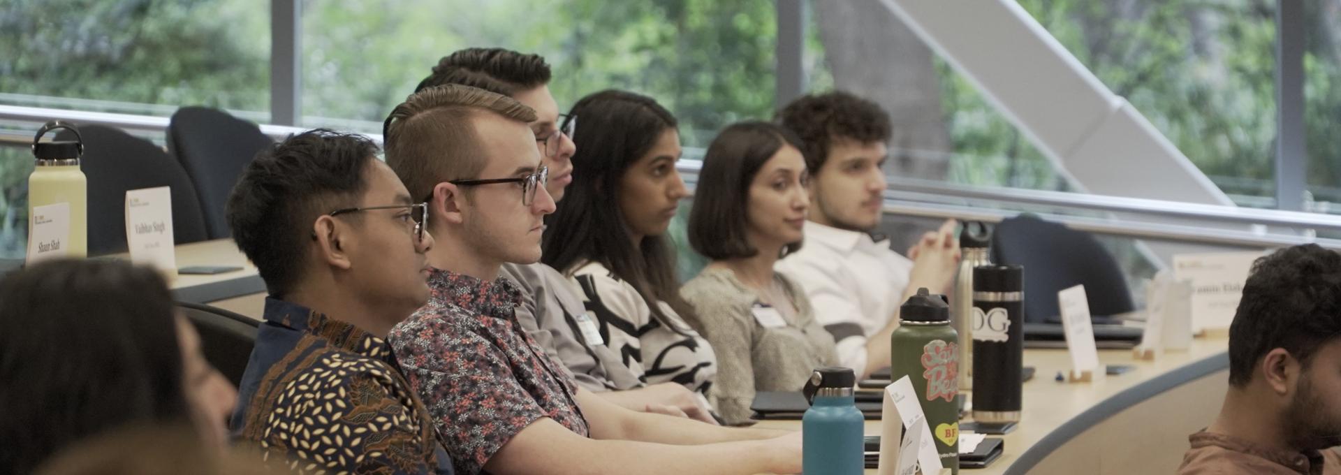 Full-Time MBA student onboarding at Gallagher Hall