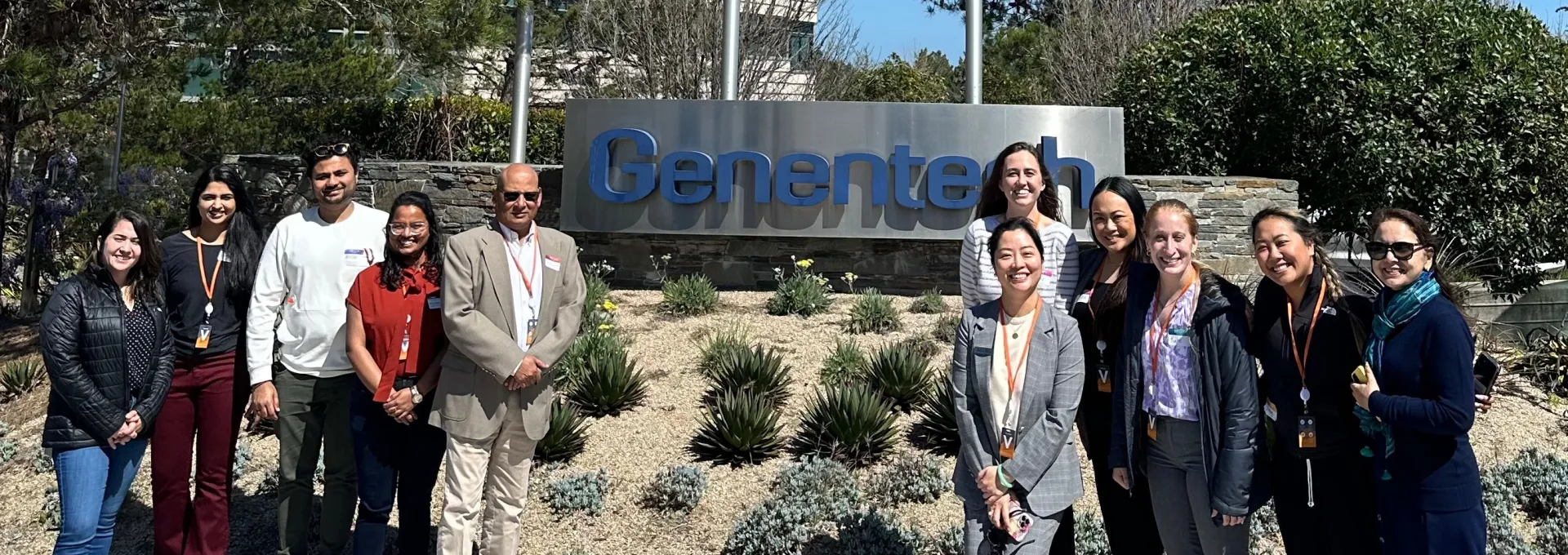 UC Davis MBA student tour Genentech 