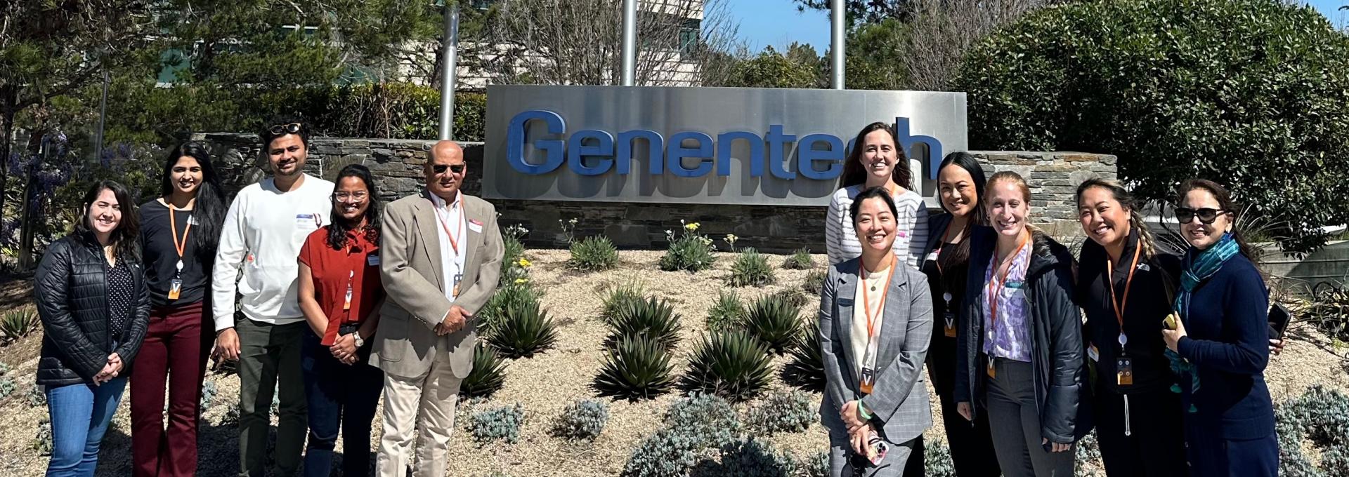 UC Davis MBA student tour Genentech 