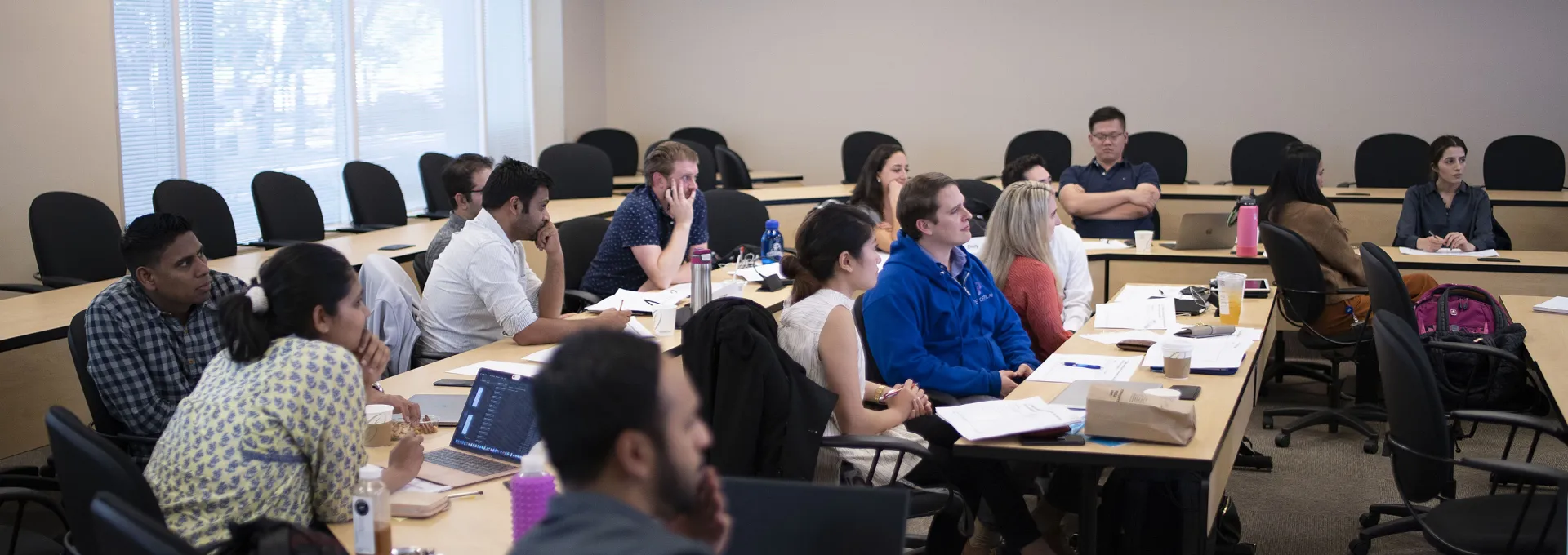 GSM students in class at the San Ramon campus