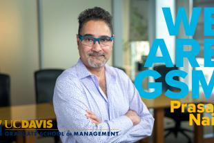 Prasad Naik with arms crossed