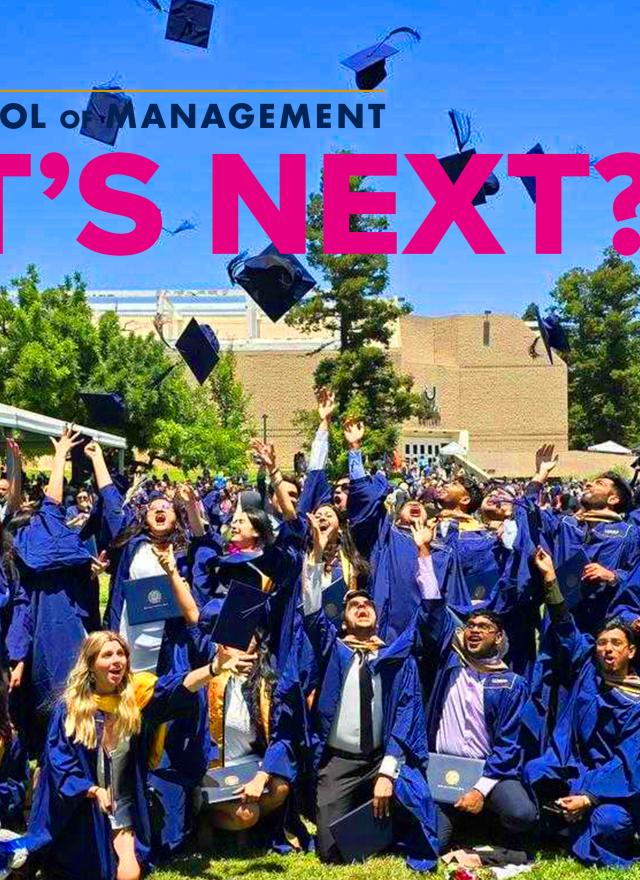 graduates throwing their caps in the air