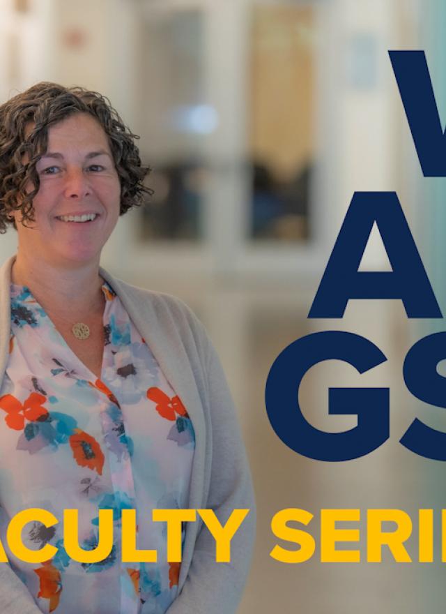 Beth Betchky standing in Gallagher Hallway