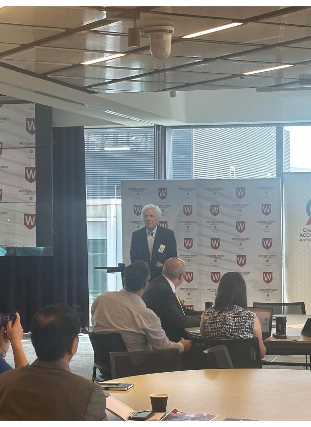 Professor Paul Griffin presenting at Sydney Australia Nov. 2025