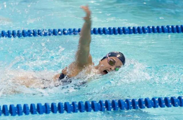 Woman swimming