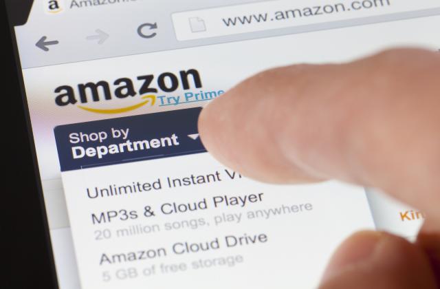 Screenshot of webpage featuring Amazon