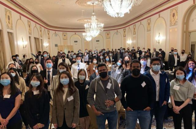 MSBA group photo at Speed Networking Event