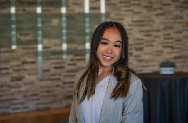 portrait of Diana Tran at Gallagher Hall