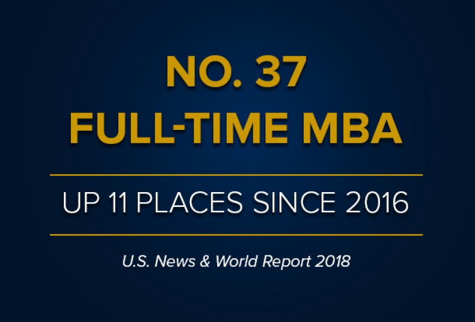 NO. 37 Full-Time MBA