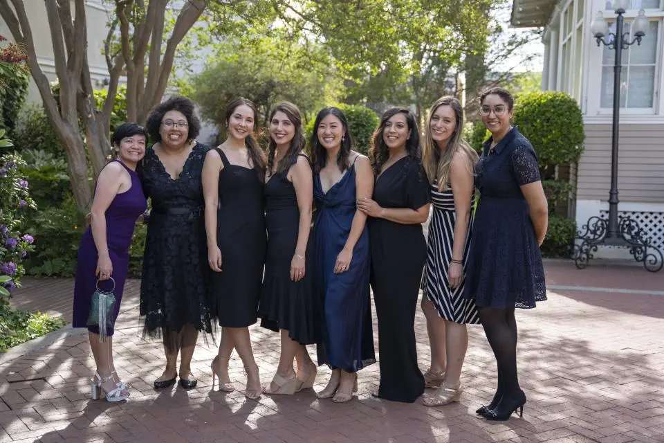 Group of diverse women posing for picture