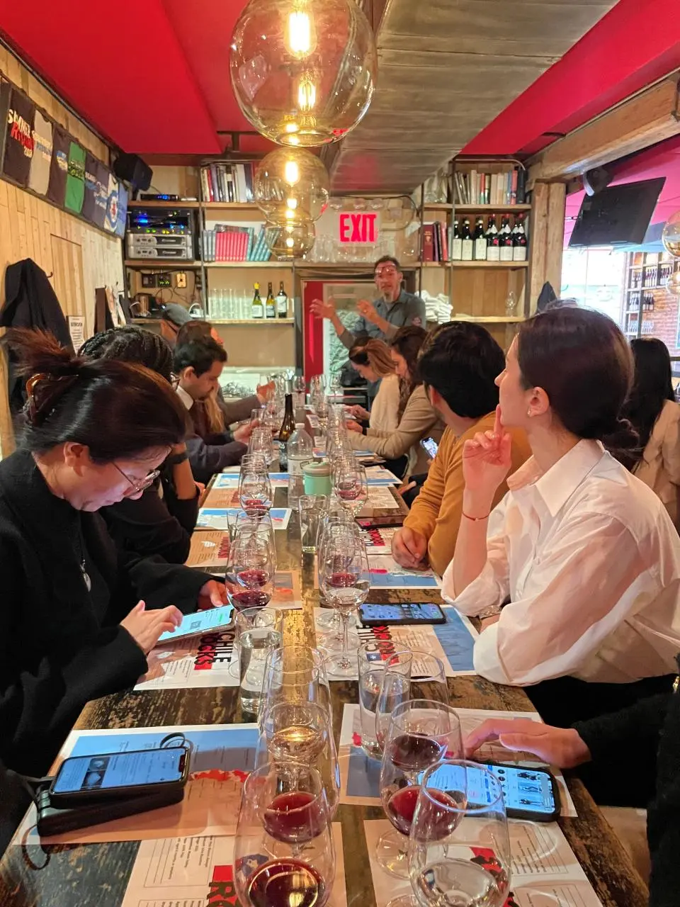 Owner Paul Grieco of Terroir, a wine bar in Manhattan, hosts a tasting of Chilean wine.&nbsp;