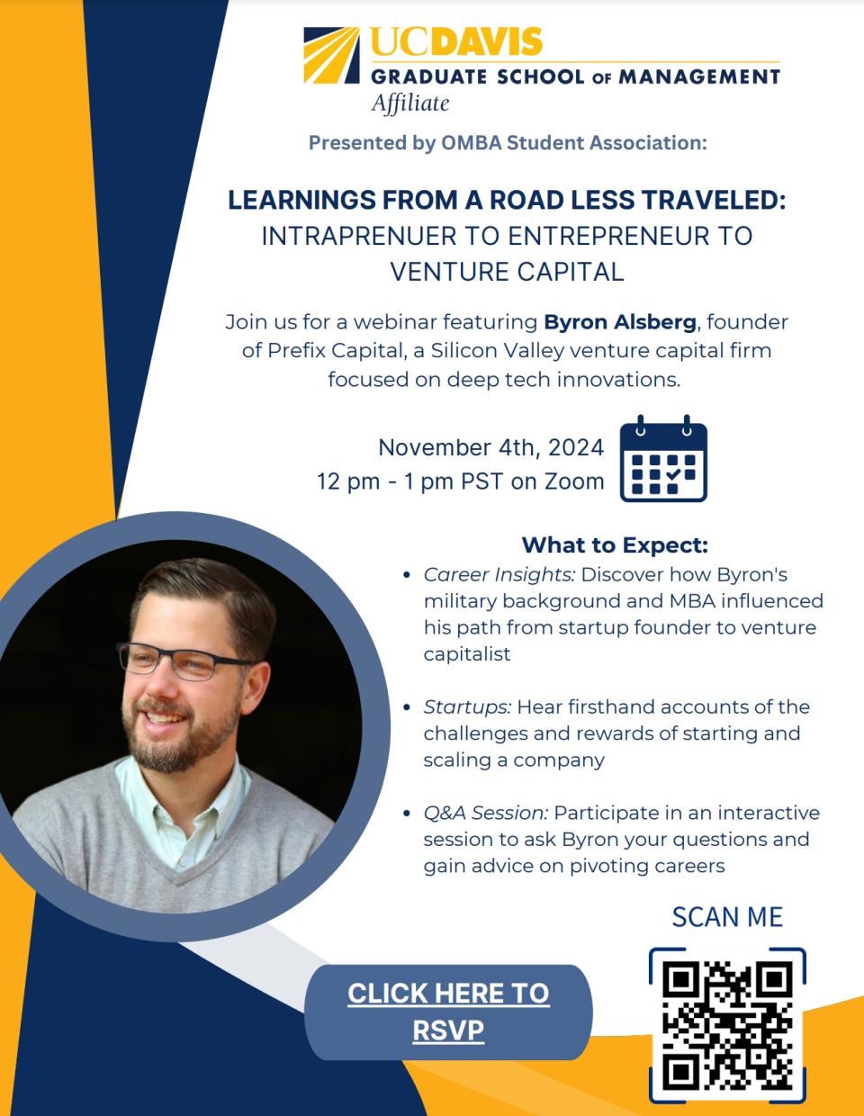 Event flyer for Learnings From a Road Less Traveled