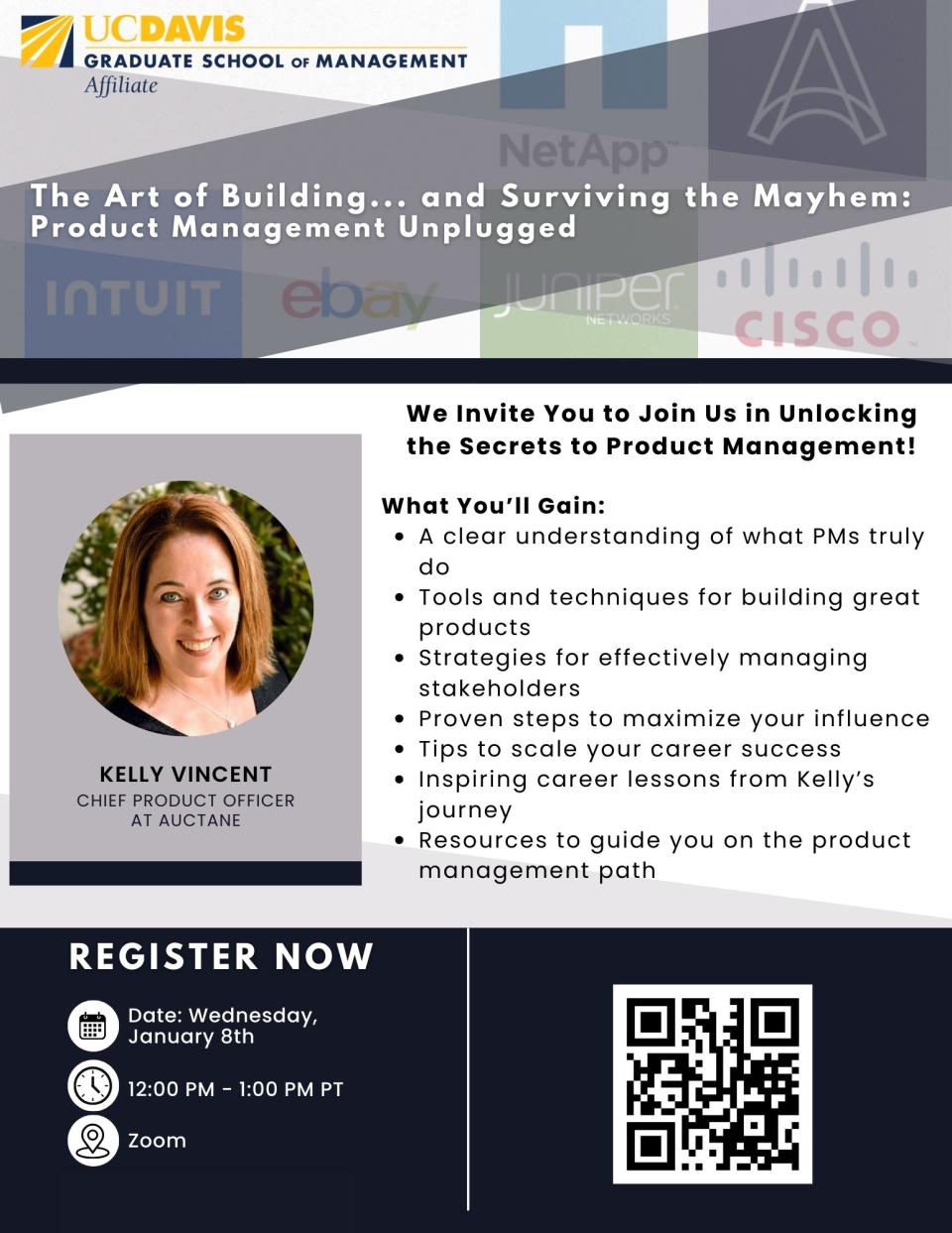 Product Management Unplugged event flyer