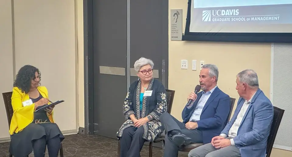 Panelists at California Deans' Conference at UC Davis