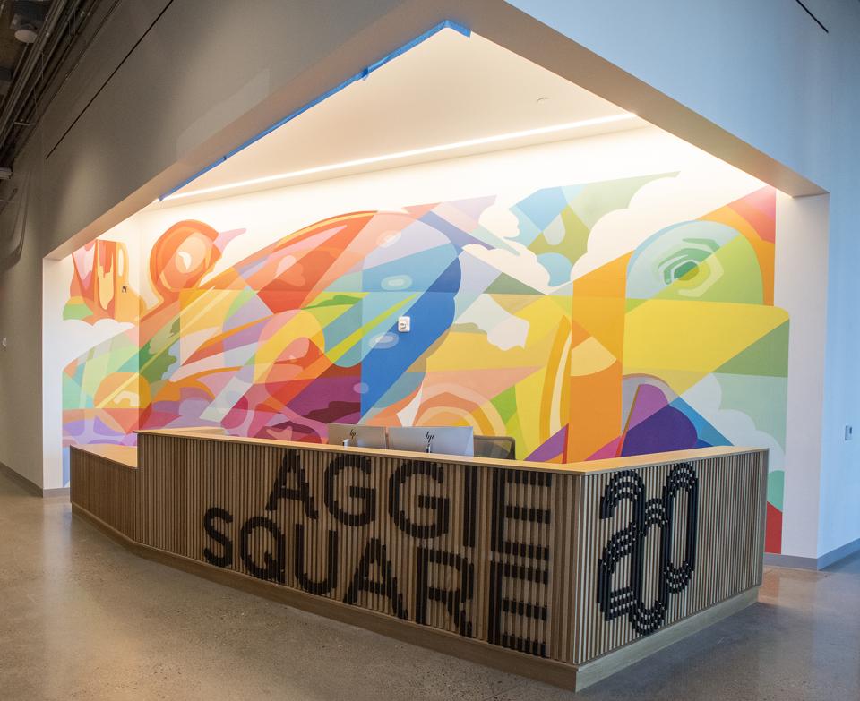 Aggie Square lobby in Sacramento