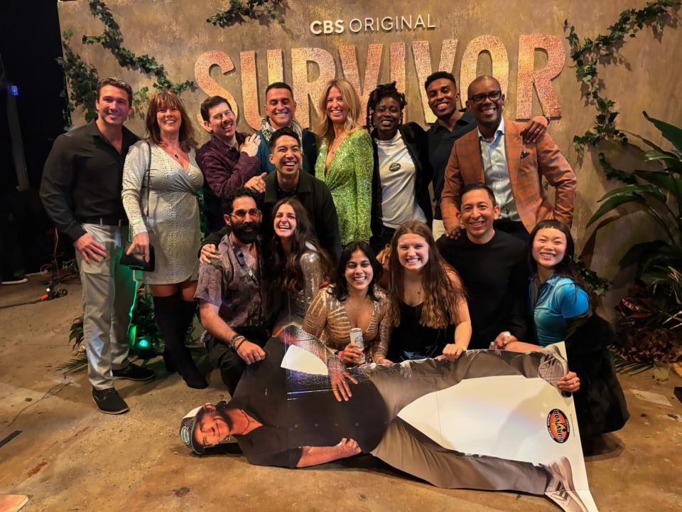 Kevin Leung with Survivor cast memebrs