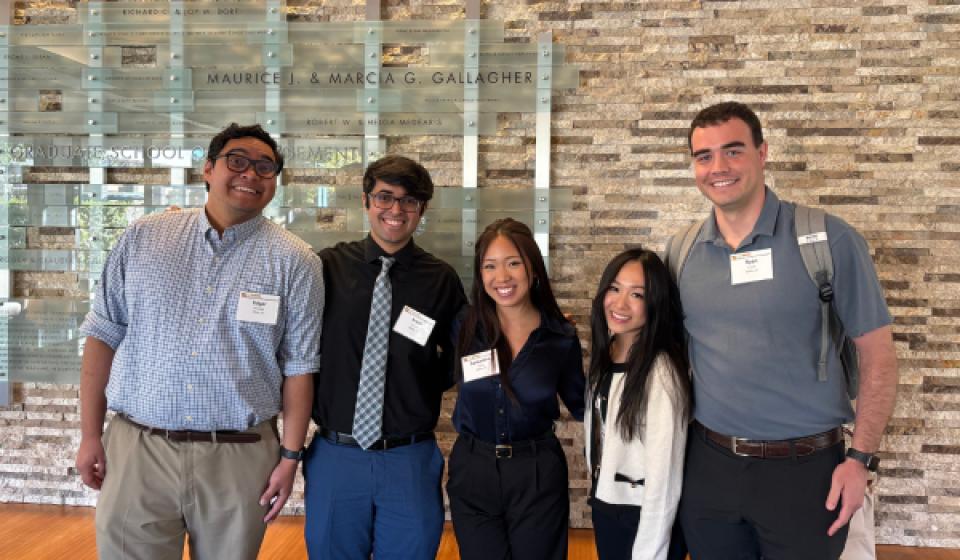 MPAc alumni in Gallagher Hall