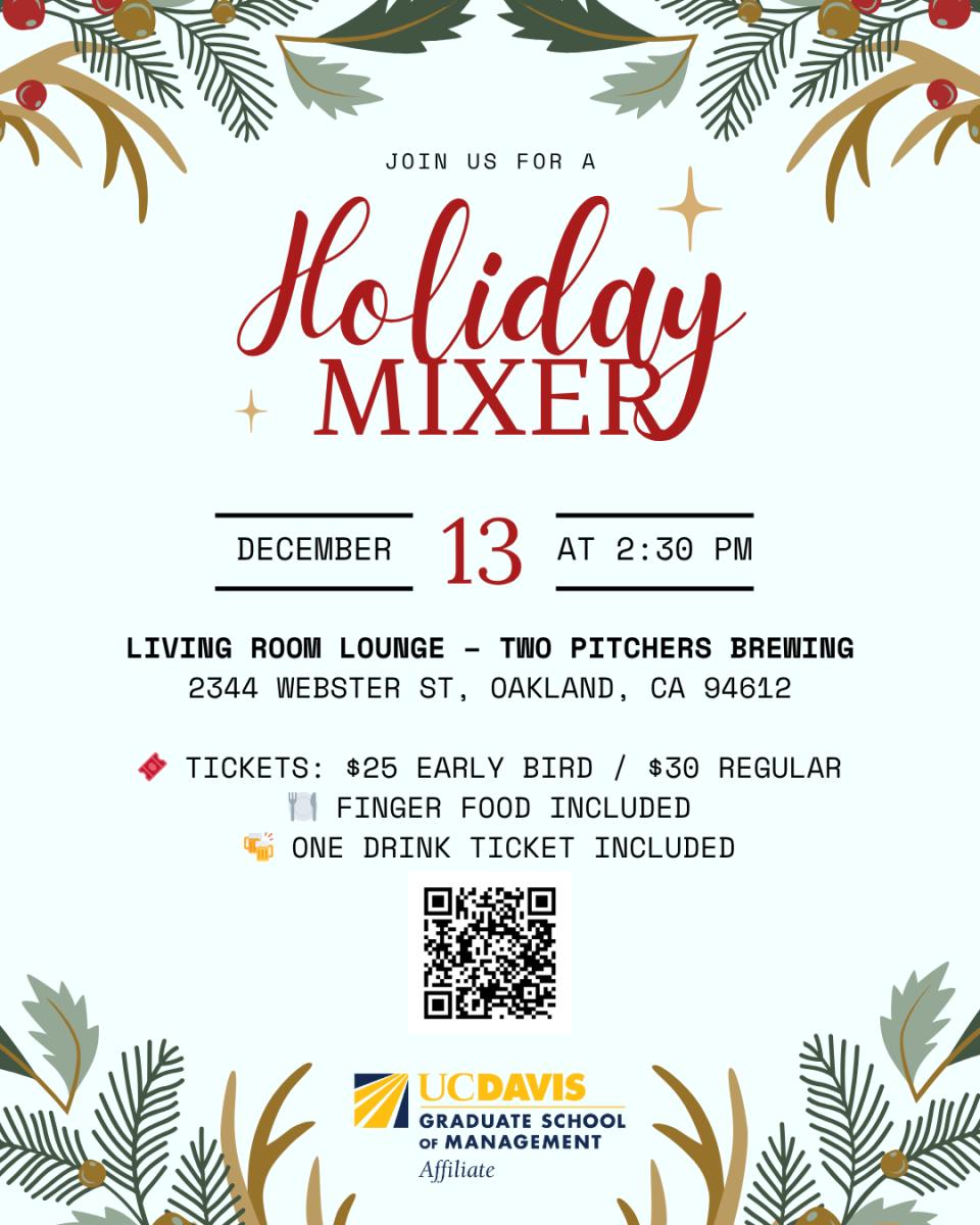OMBA Holiday Mixer Event Flyer