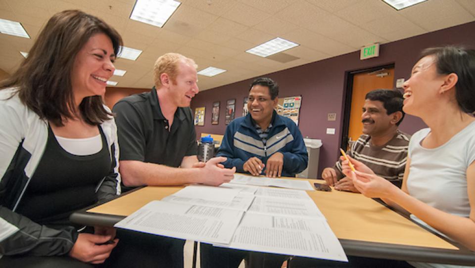 Bay Area MBA students at Bishop Ranch