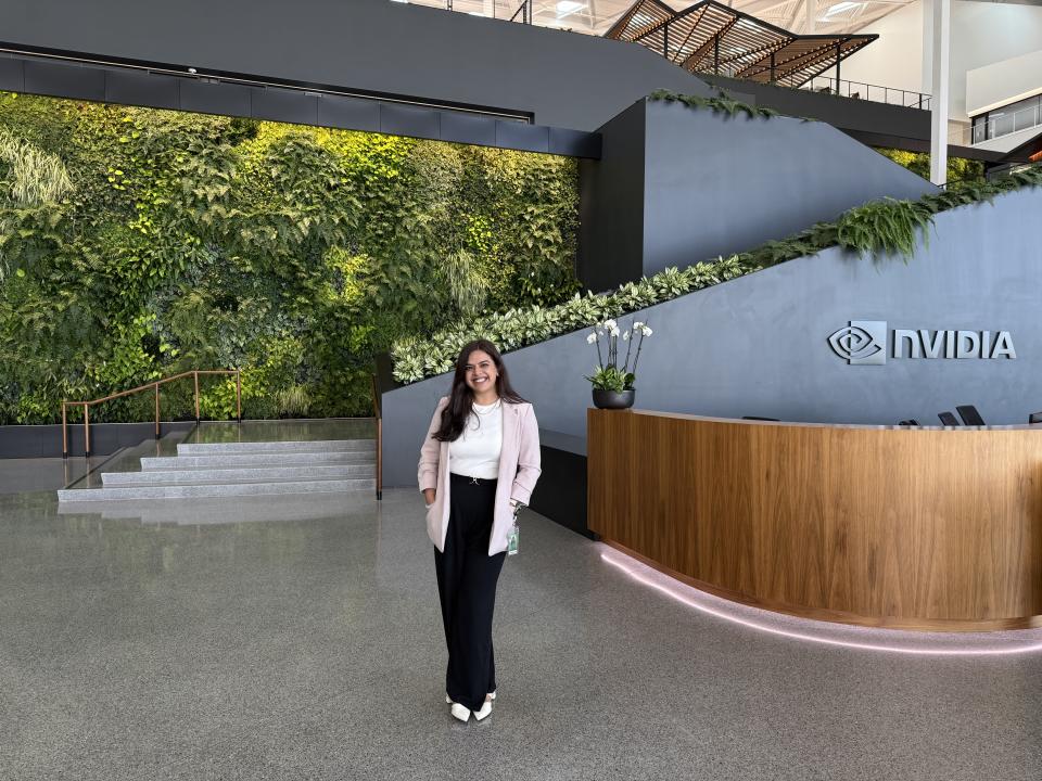 Prachi Misha in NVIDIA offices