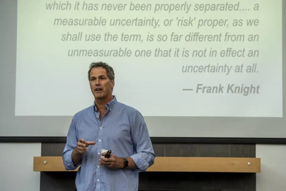 Andy Hargadon lecturing