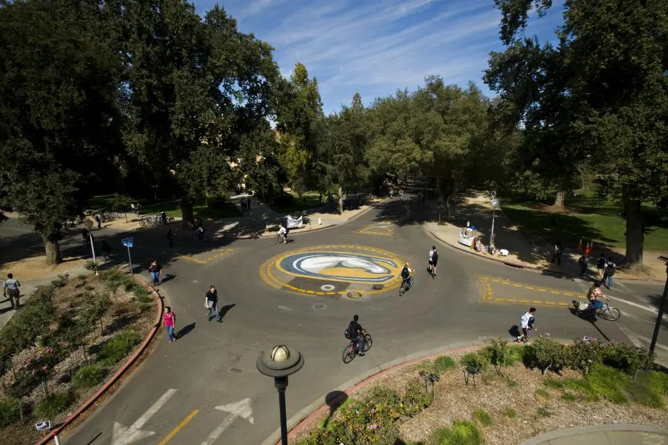 UC Davis bike circle