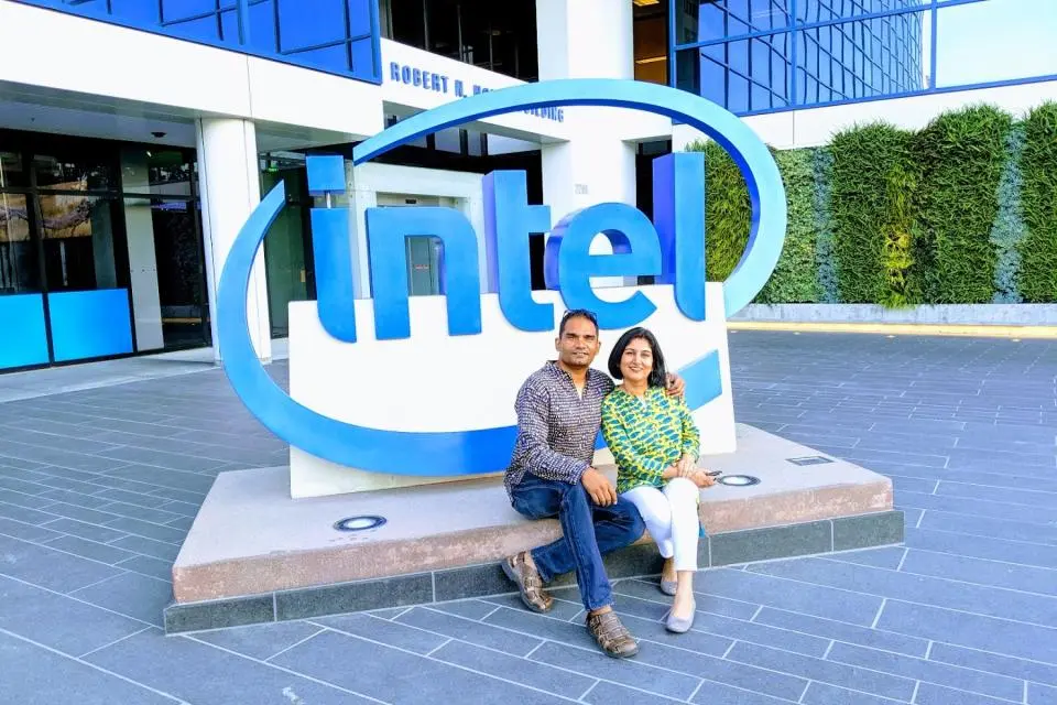 Manik and Shalini at Intel