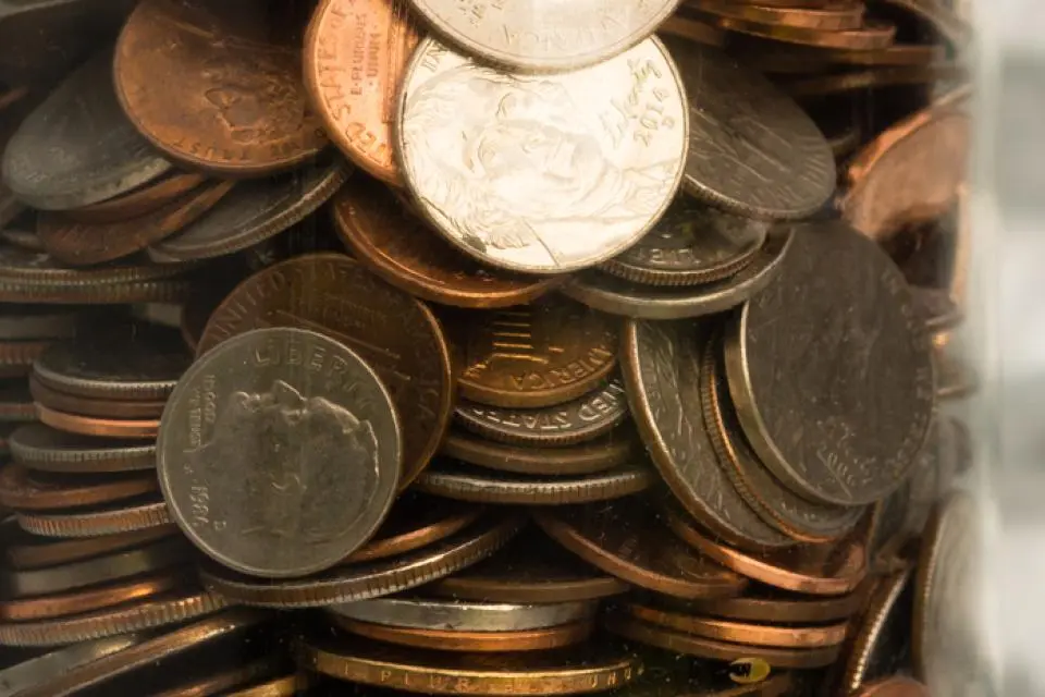 Jar with Coins
