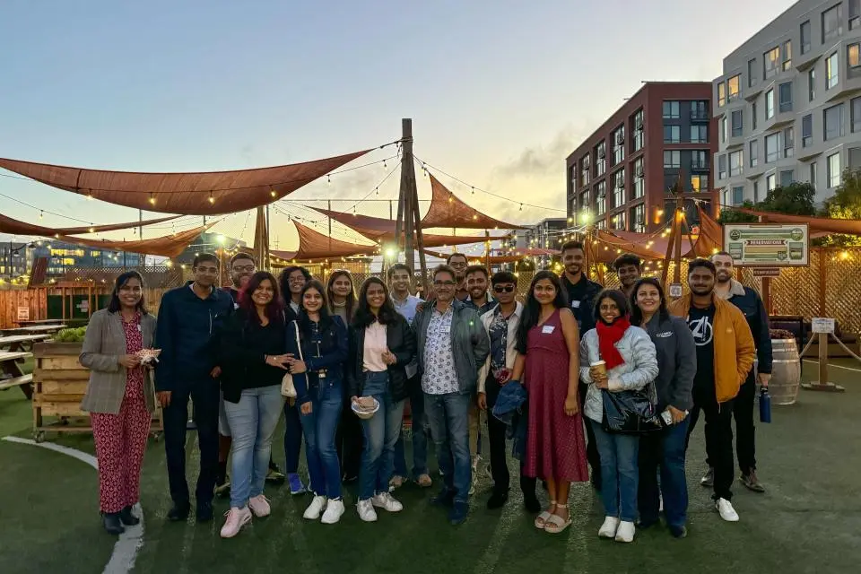 MSBA students at Orientation Fall 2024 - Spark Social in San Francisco