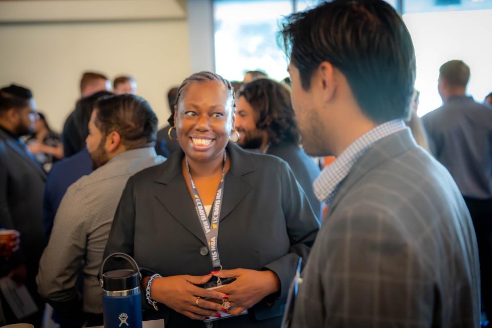 Krystal Scruggs in Gallagher Hall