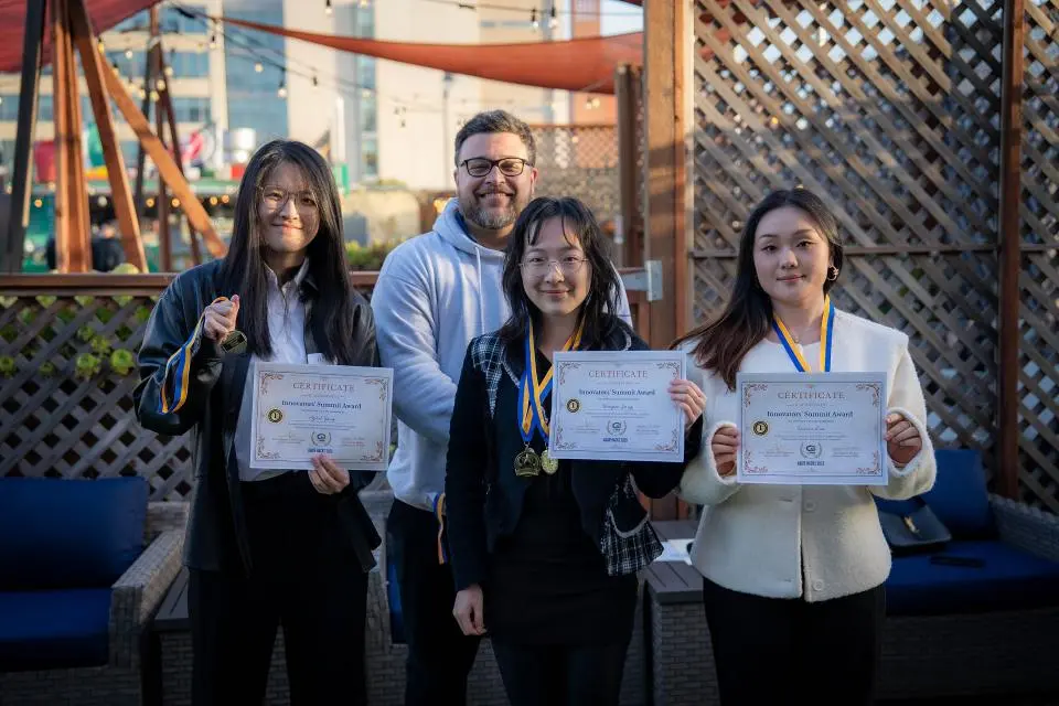 April Yang, Wenjun Song, Stephanie Liu and Eric Duarte-McDermot