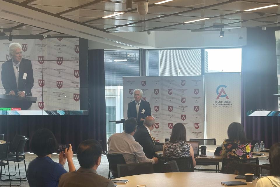 Professor Paul Griffin presenting at Sydney Australia Nov. 2025