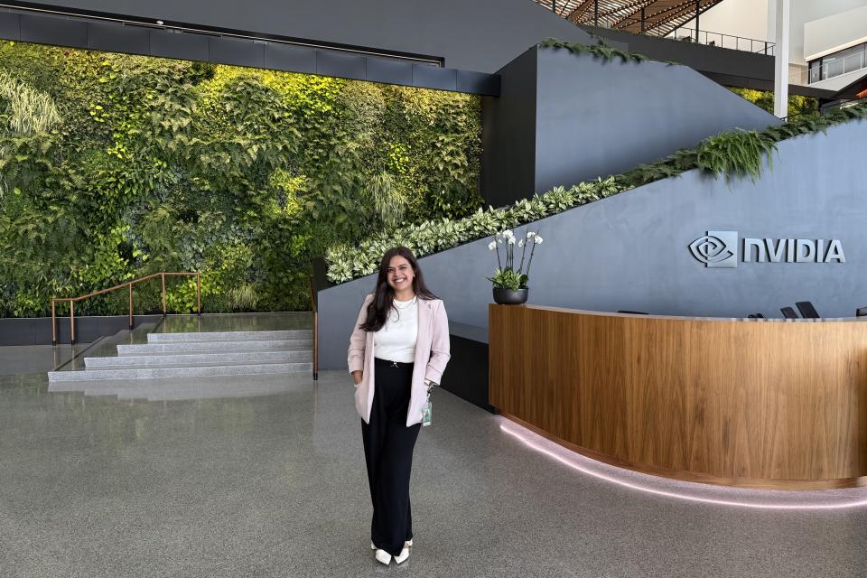 Prachi Misha in NVIDIA offices